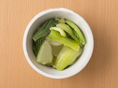 ちんげん菜のマスタード和え