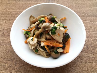 きのこの炒り豆腐