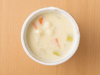 カリフラワーの和風スープ