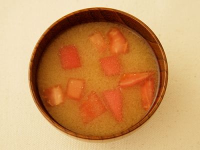 トマトのみそ汁