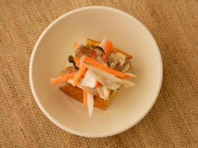 厚揚げの千草焼き