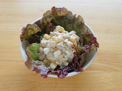 大豆のカッテージチーズサラダ