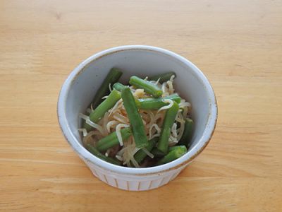 しらたきといんげんのさっと煮