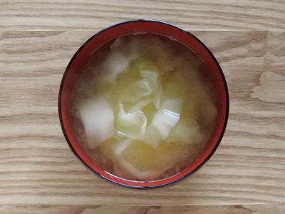 キャベツのみそ汁