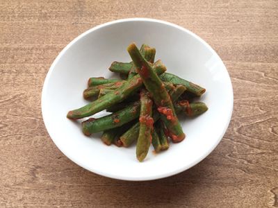 いんげんのトマト煮