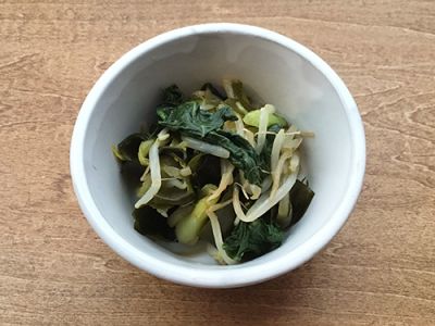 ちんげん菜の酢の物