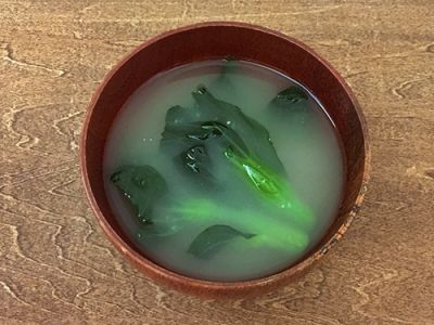 菜の花のみそ汁
