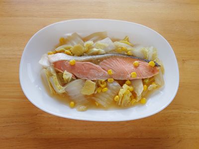 鮭と白菜の生姜煮