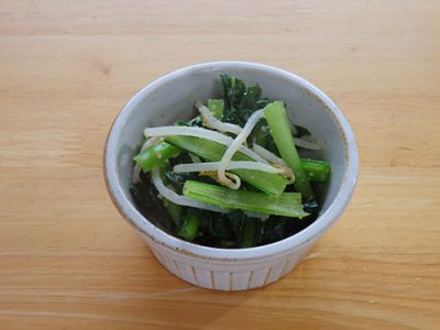 小松菜のごまからしあえ