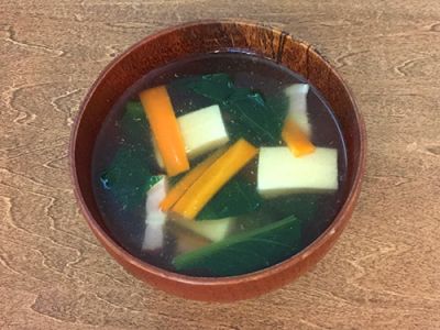 高野豆腐のスープ