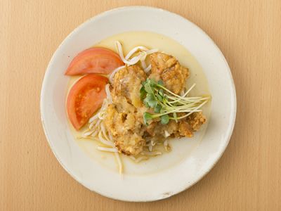 鶏唐揚げオニオンソース