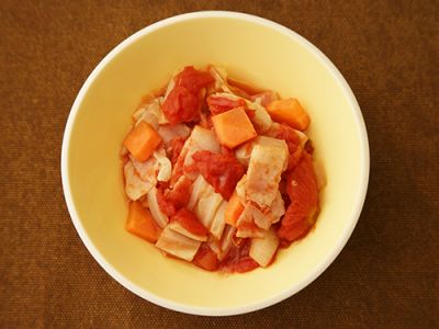 キャベツのトマト煮