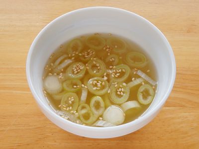 長ねぎのスープ