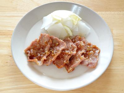 豚肉の香味焼き