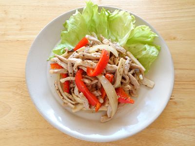 豚肉のこしょう炒め