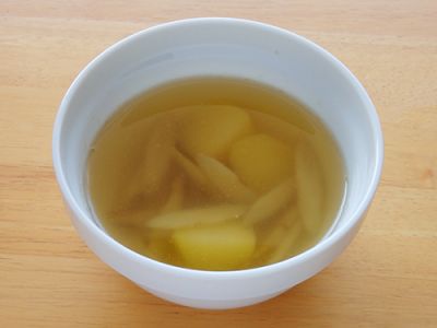 ごぼうと里いものスープ