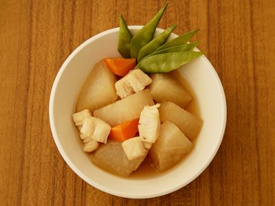 だいこんとほたての煮物