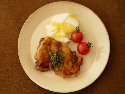 鶏肉のしそ焼き