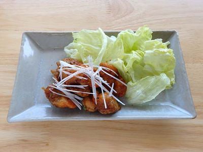 鶏から揚げの酢煮