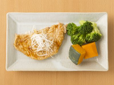 豚のわさび醤油焼き