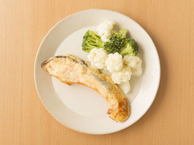 鮭の明太子マヨネーズ焼き