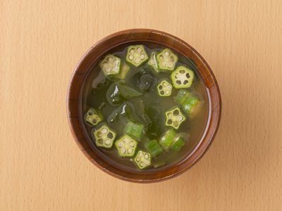 オクラのみそ汁