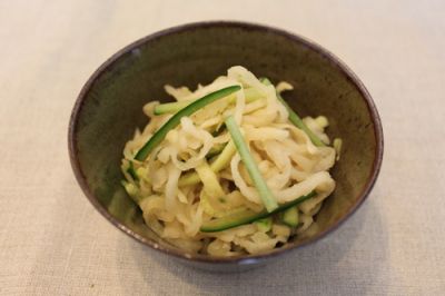 切干大根の甘酢和え