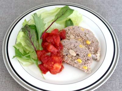 大豆入りミートローフ
