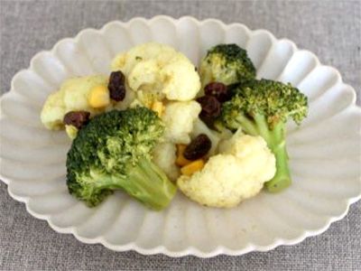 ブロッコリーのカレーサラダ