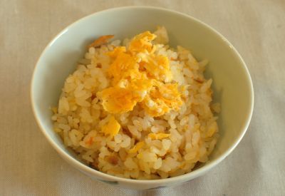 ツナとにんじんの卵ピラフ