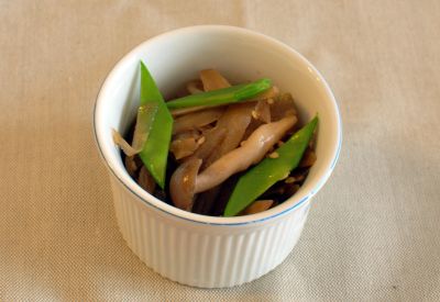 ごぼうとしらたきのきんぴら