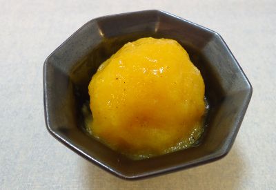 柿のふんわりシャーベット