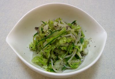白菜と春雨のナムル