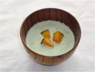 ブロッコリーの豆乳スープ