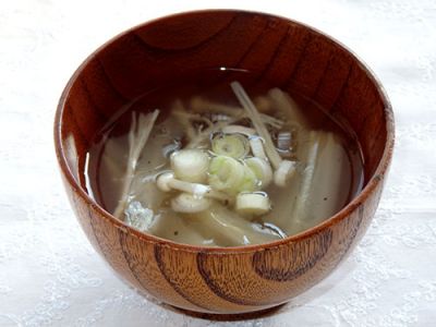 白菜のとろみスープ