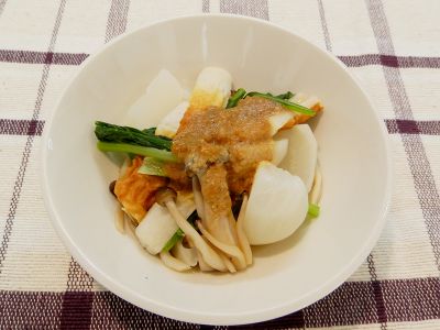 かぶのごまみそがけ