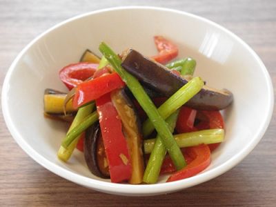 スタミナ野菜のピリ辛炒め