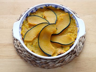 かぼちゃのチキンコテージパイ