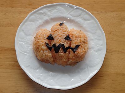 ハロウィンキャロットライス