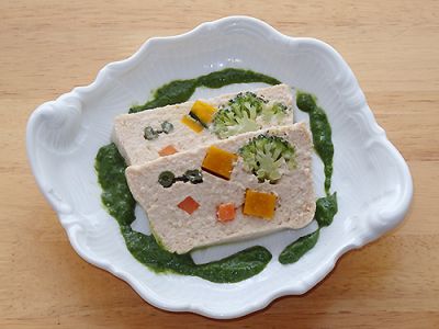 鮭と豆腐のテリーヌ