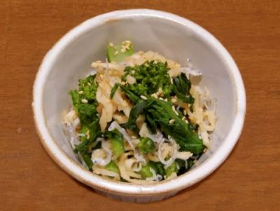 菜の花とじゃこのサラダ