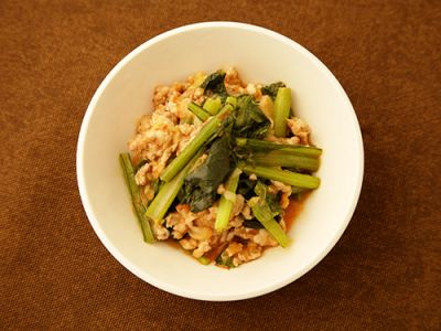 ちんげん菜の中華炒め