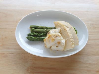 春野菜といかの味噌焼き