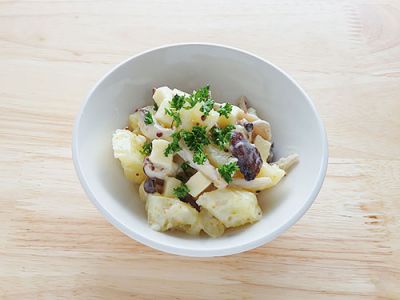 きのこポテサラ