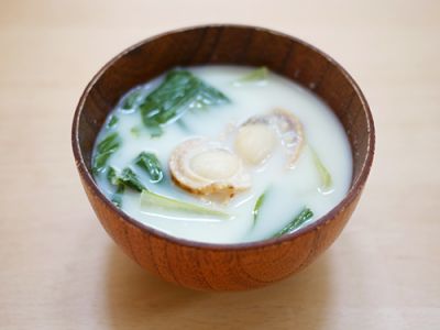 ちんげん菜とシーフードのスープ
