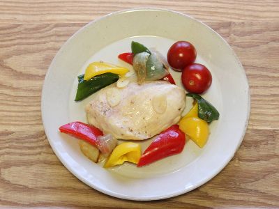 鶏むね肉のオリーブオイルグリル