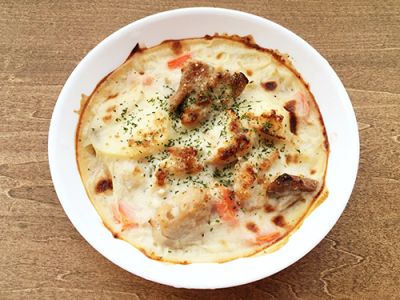 じゃがいもと鶏肉のグラタン