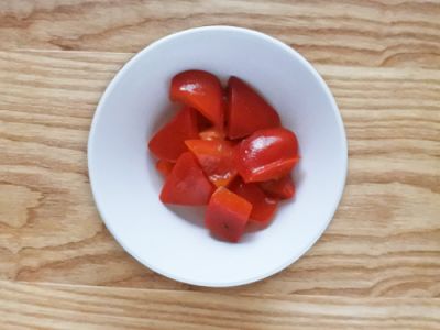 パプリカのクミン炒め