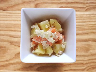 ゴロゴロポテトのマスタード和え