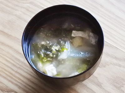 あおさとだいこんのみそ汁